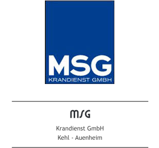 MSG Krandienst GmbH Kehl - Auenheim